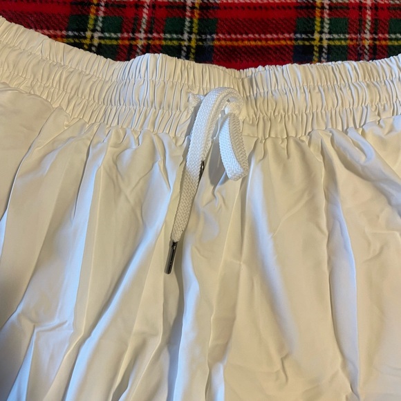 White Athletic Shorts - Picture 2 of 7